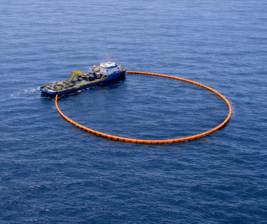 Marine cleanup and waste processing